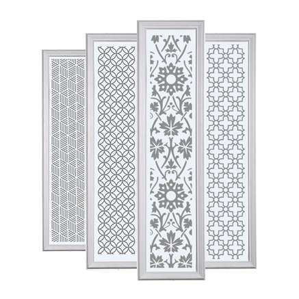 Solidor Art Deco Glass Design - Fairmount, Paramount, Wilton and Tate Designs