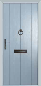 Solidor Composite Door Flint Solid Duck Egg Blue