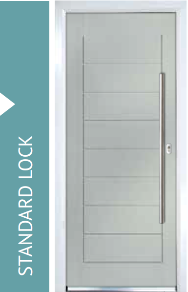 Composite Doors Contemporary Mid Level Auto Slam Shut Lock