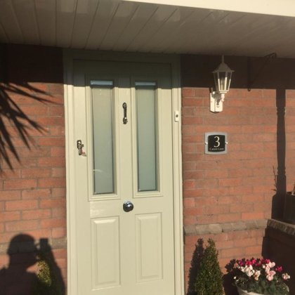 Cream Solidor Ludlow 2 installed in Caerwent for the Gillespies