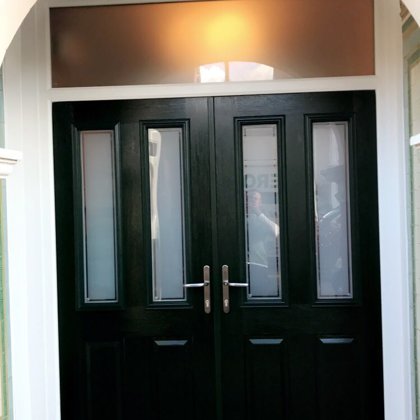 Mr and Mrs Fothergill, Newport Solidor French Composite Doors