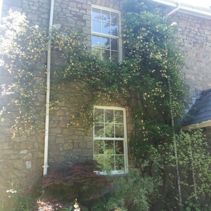 Textured White Legacy Vertical Sliding Sash Windows installed for the Hawes of Chesptow