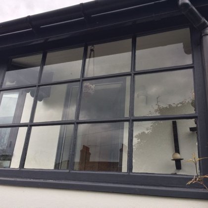 Anthracite Grey Legacy Vertical Sliding Sash Windows installed for the Llewellyn'