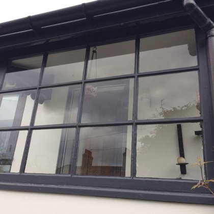 Anthracite Grey Legacy Vertical Sliding Sash Windows installed for the Llewellyn'