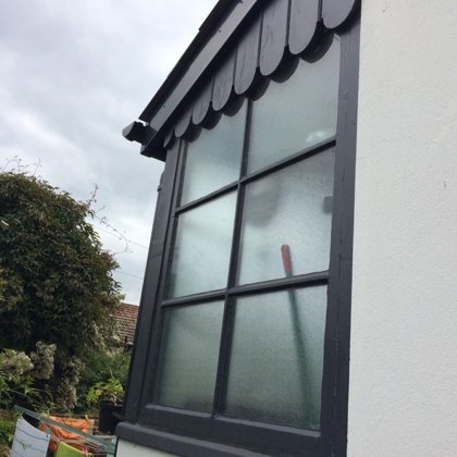 Anthracite Grey Legacy Vertical Sliding Sash Windows installed for the Llewellyn'