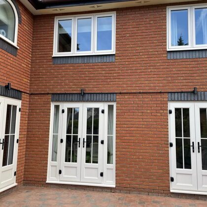 French Doors installation in Rogerstone for the Andrews' family