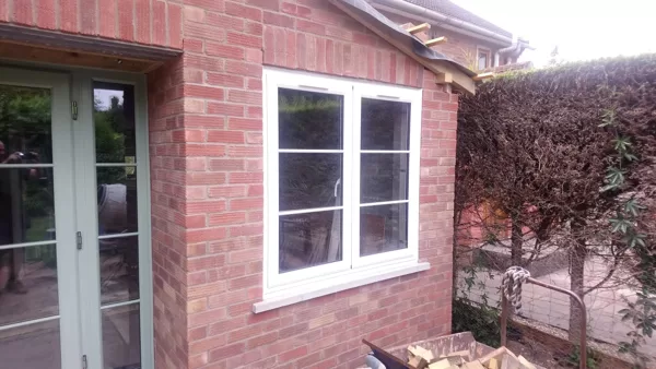 White Astrgal Bar Windows for the Shutt's in Talgarth