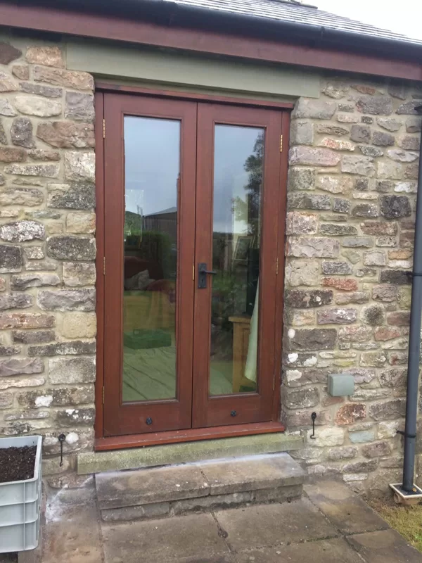 French Doors - Wood - Before