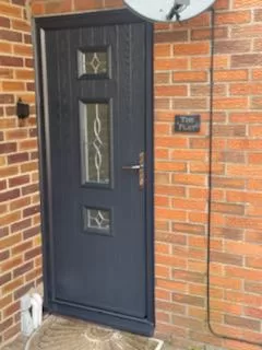 Anthracite Comppsote Door for the Westcotts of Bridgend