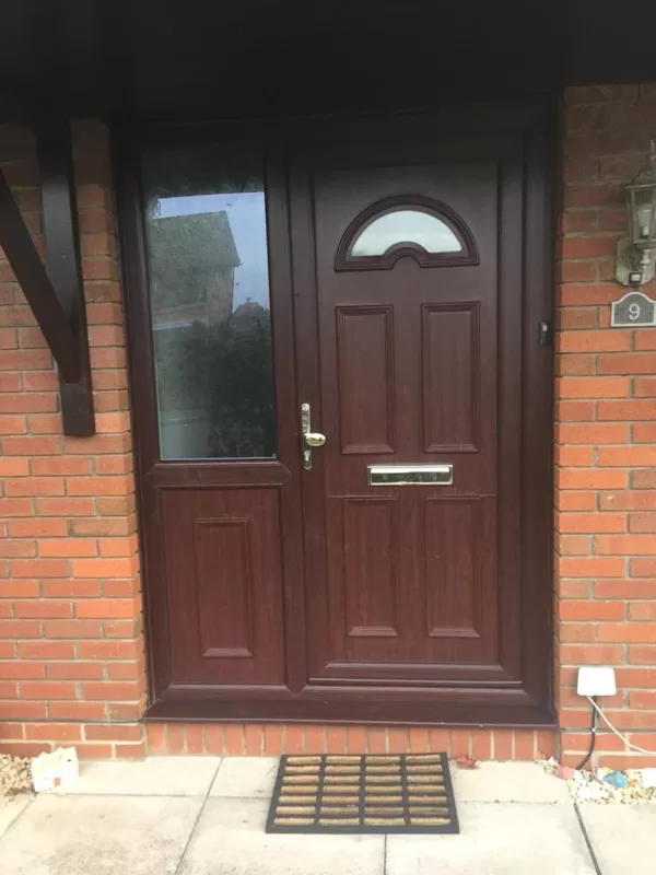 Rosewood Composite Door installed in Chepstow for the McIntosh Family