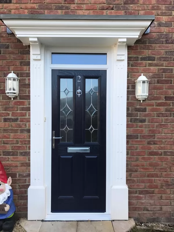 Composite Door and Fanlight installed in Llanfoist
