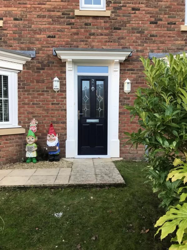 Composite Door and Fanlight installed in Llanfoist