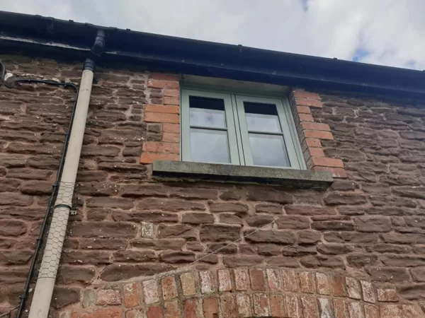 Agate Grey Flush Casement Windows installed in Monmouth for the Meyricks