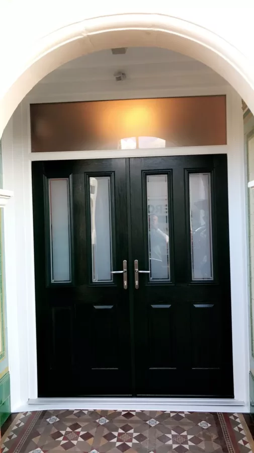 Mr and Mrs Fothergill, Newport Solidor French Composite Doors