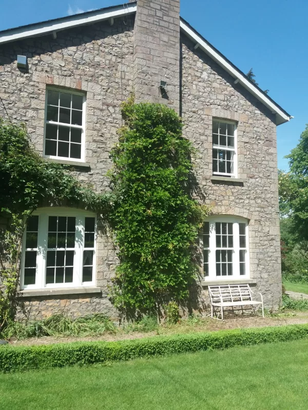 Textured White Legacy Vertical Sliding Sash Windows installed for the Hawes of Chesptow