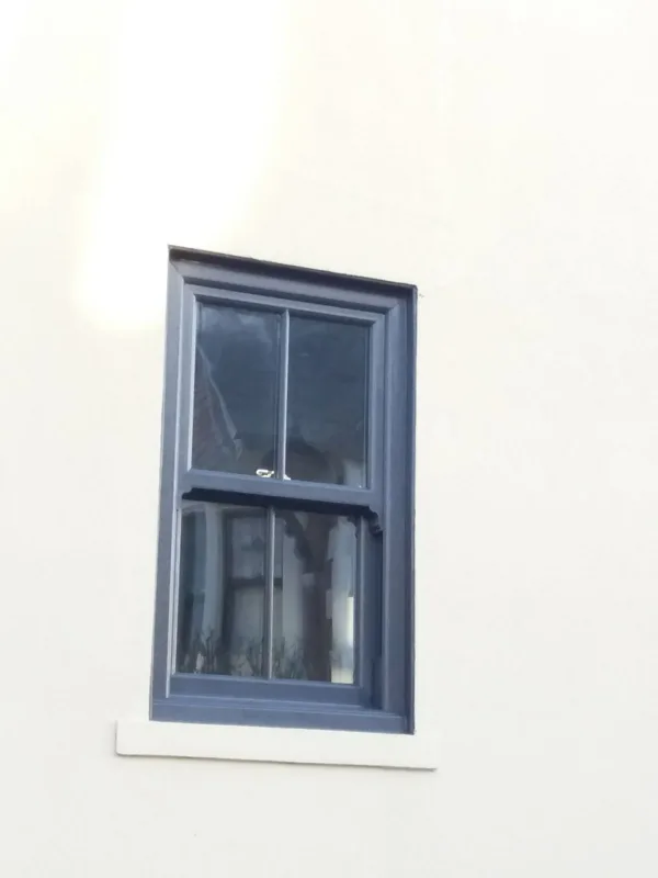 Anthracite Grey Legacy Sliding Sash Windows installed for the Johnstons of Cardiff