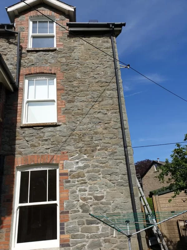 Textured White Legacy Vertical Sliding Sash Windows installed for the Proberts of Builth W