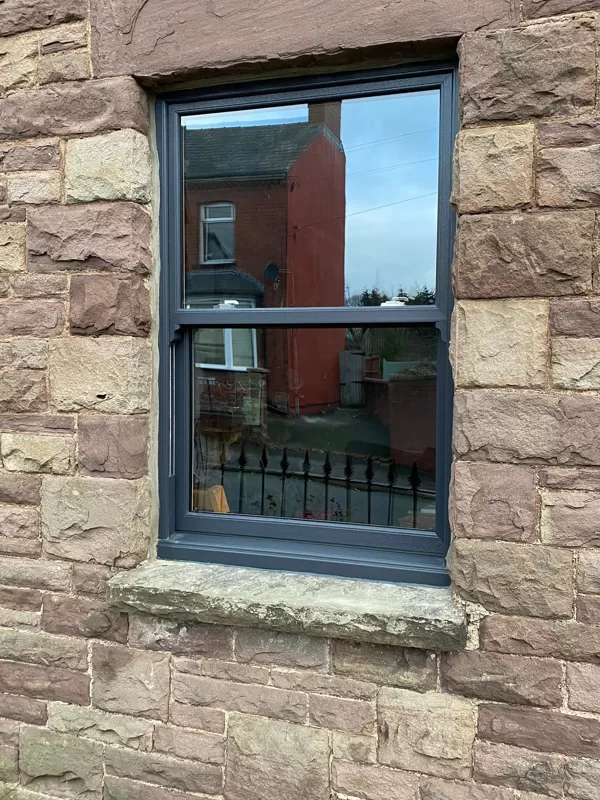 Mrs Rowlands Abergavenny Anthracite Grey Legacy Vertical Sliding Sash Windows Close
