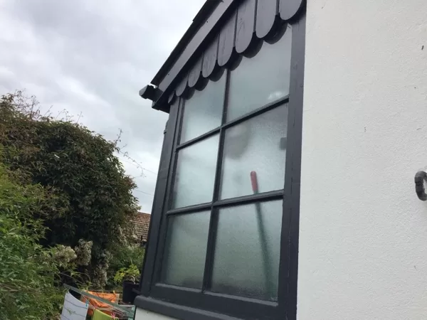 Anthracite Grey Legacy Vertical Sliding Sash Windows installed for the Llewellyn'