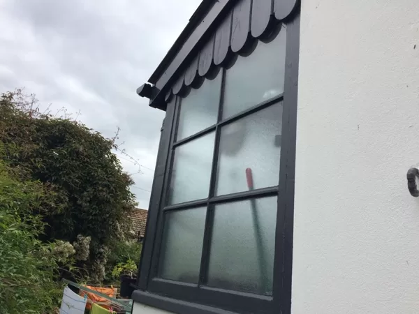 Anthracite Grey Legacy Vertical Sliding Sash Windows installed for the Llewellyn'