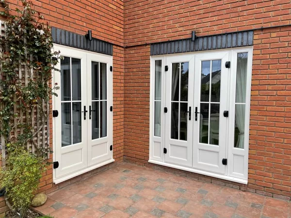 French Doors installation in Rogerstone for the Andrews' family