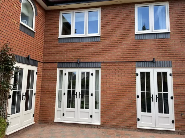French Doors installation in Rogerstone for the Andrews' family